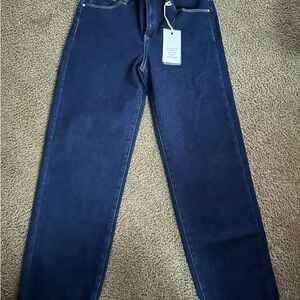 Stylish Navy Blue Boyfriend Risen Jeans